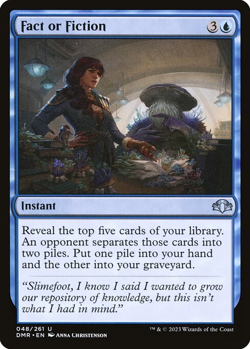 嘘か真か/Fact or Fiction [DMR][FOIL]