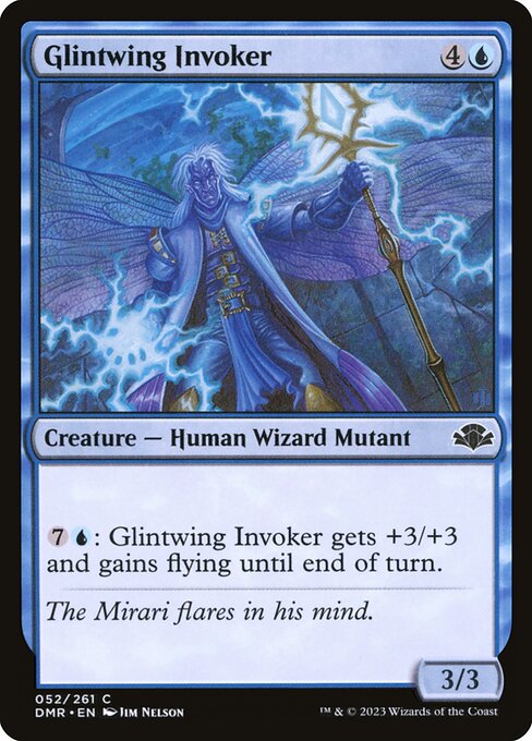 きらめく翼の発動者/Glintwing Invoker [DMR][FOIL]
