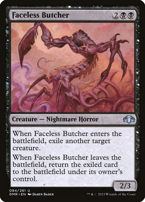 顔なしの解体者/Faceless Butcher [DMR][FOIL]