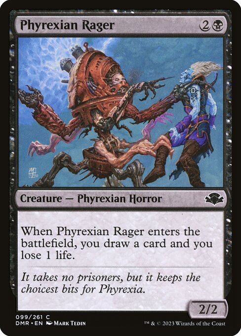 ファイレクシアの憤怒鬼/Phyrexian Rager [DMR][FOIL]