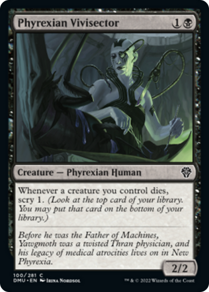 ファイレクシアの生体解剖者/Phyrexian Vivisector [DMU][FOIL]