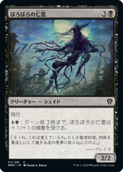 ぼろぼろの亡霊/Tattered Apparition [DMU][FOIL]