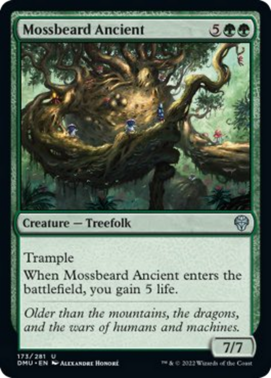 古き苔髭/Mossbeard Ancient [DMU][FOIL]