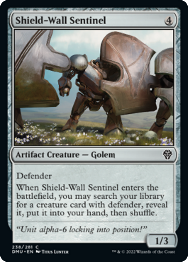 盾壁の歩哨/Shield-Wall Sentinel [DMU][FOIL]