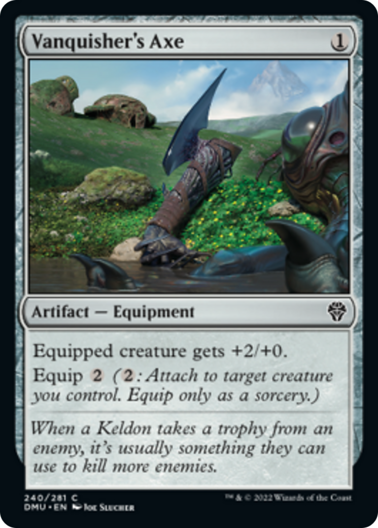 勝者の斧/Vanquisher's Axe [DMU][FOIL]