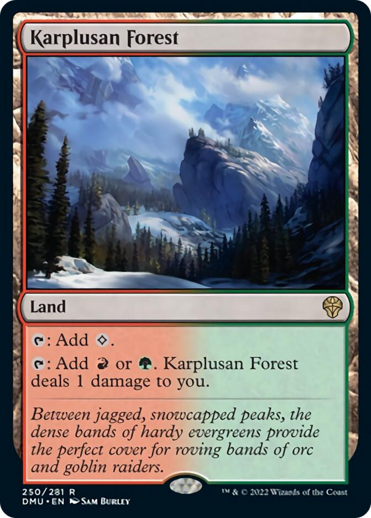 カープルーザンの森/Karplusan Forest [DMU][FOIL]