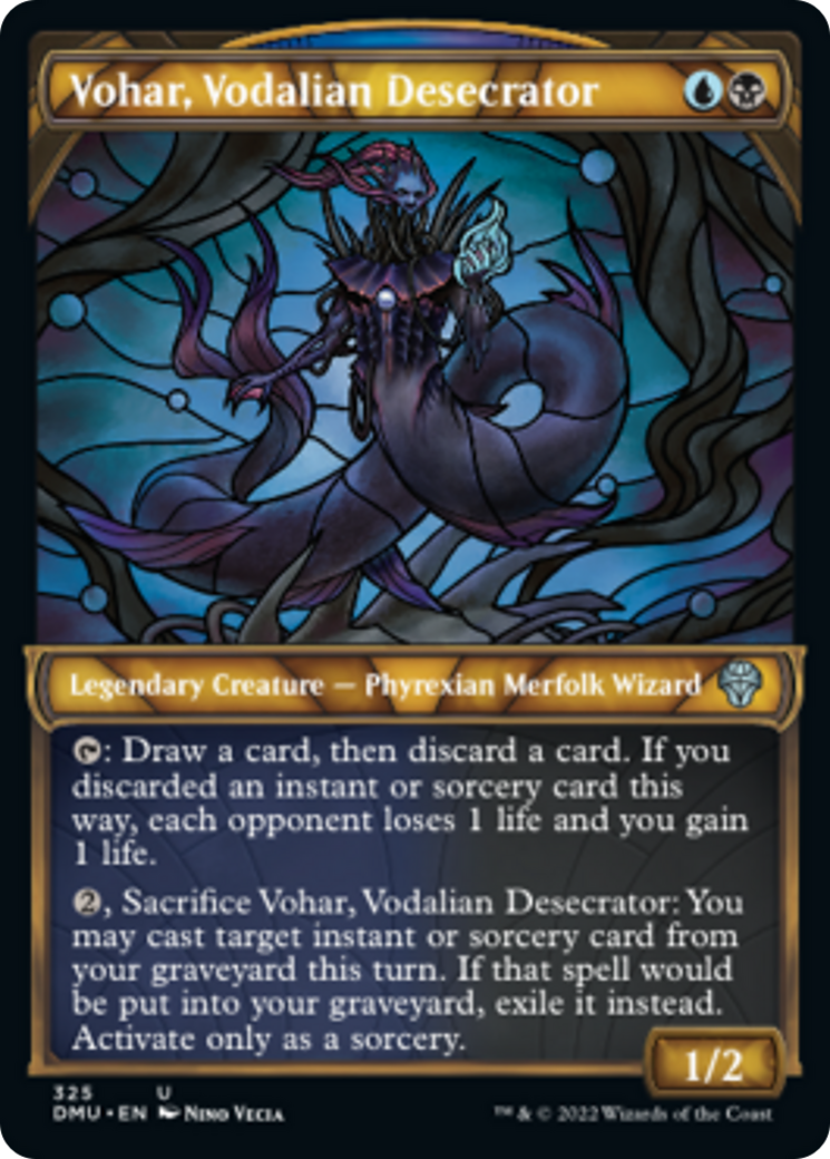 ヴォーデイリアの冒涜者、ヴォハー/Vohar, Vodalian Desecrator [DMU-BF][ショーケース][FOIL][テクスチャー]