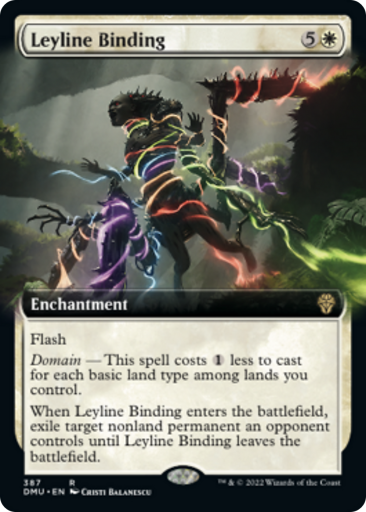 力線の束縛/Leyline Binding [DMU-BF][拡張アート][FOIL]