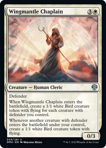 翼套の司祭/Wingmantle Chaplain [DMU][FOIL]