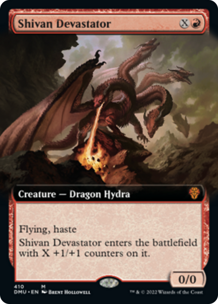 シヴの壊滅者/Shivan Devastator [DMU-BF][拡張アート]
