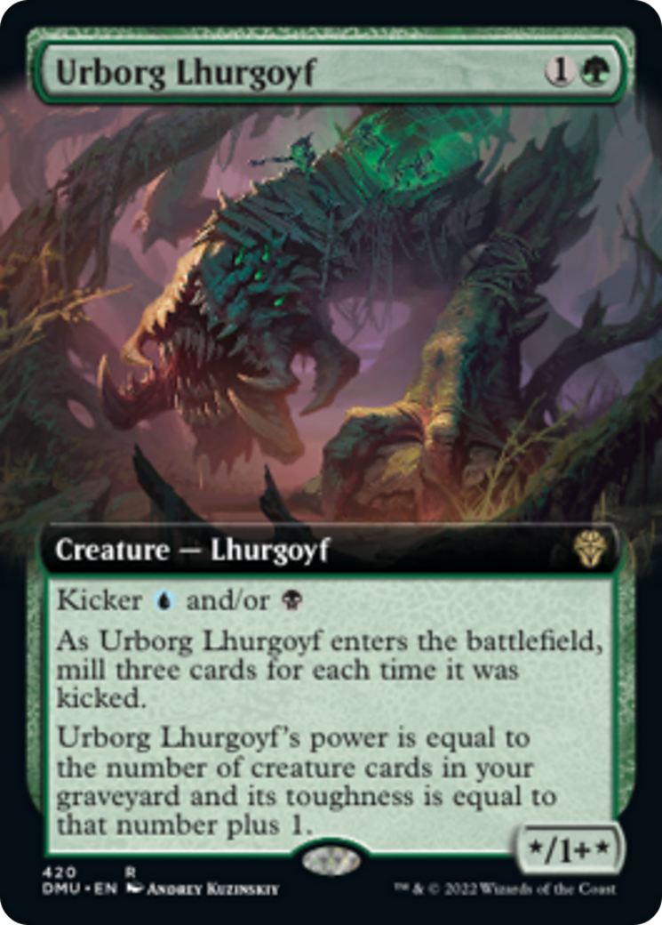 アーボーグのルアゴイフ/Urborg Lhurgoyf [DMU-BF][拡張アート]