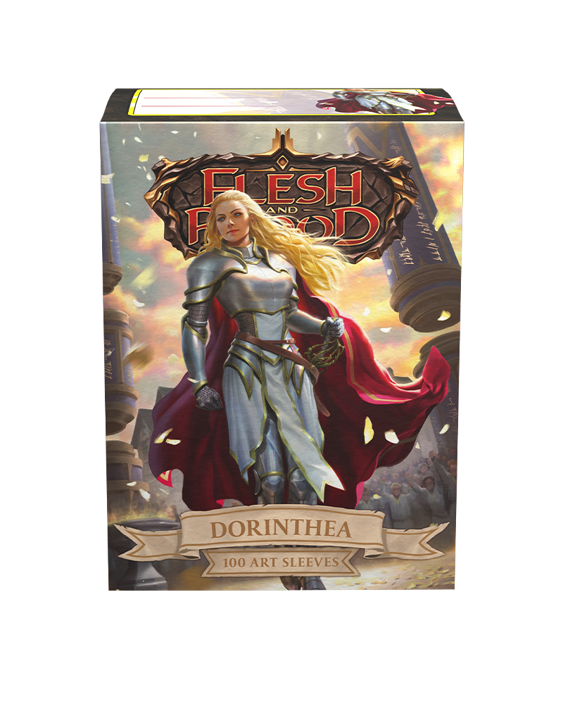 ドラゴンシールド Flesh & Blood - Dorinthea Ironsong - Matte Art Sleeves 100枚入り [‎AT-16087]