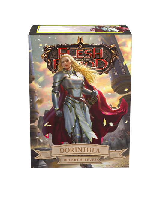 ドラゴンシールド Flesh & Blood - Dorinthea Ironsong - Matte Art Sleeves 100枚入り [‎AT-16087]