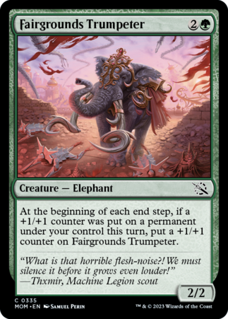 博覧会場の吠え象/Fairgrounds Trumpeter [MOM] [FOIL]