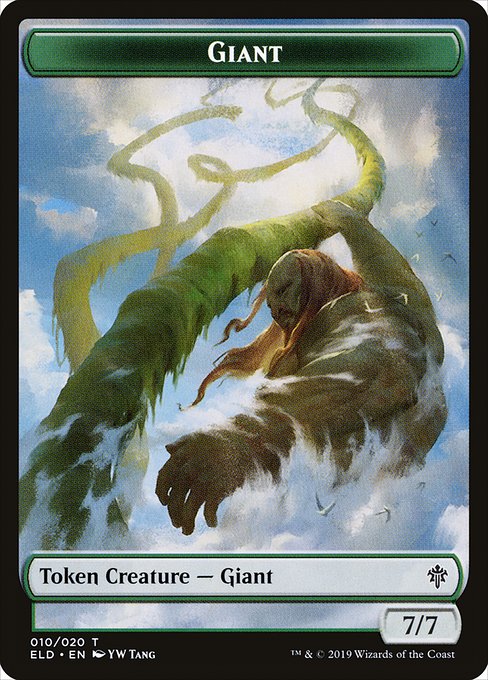 巨人トークン/Giant Token [ELD]