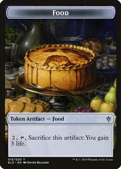 食物トークン/Food Token（015） [ELD] [FOIL]