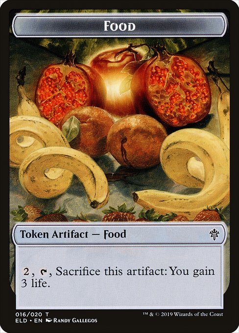食物トークン/Food Token（016） [ELD] [FOIL]