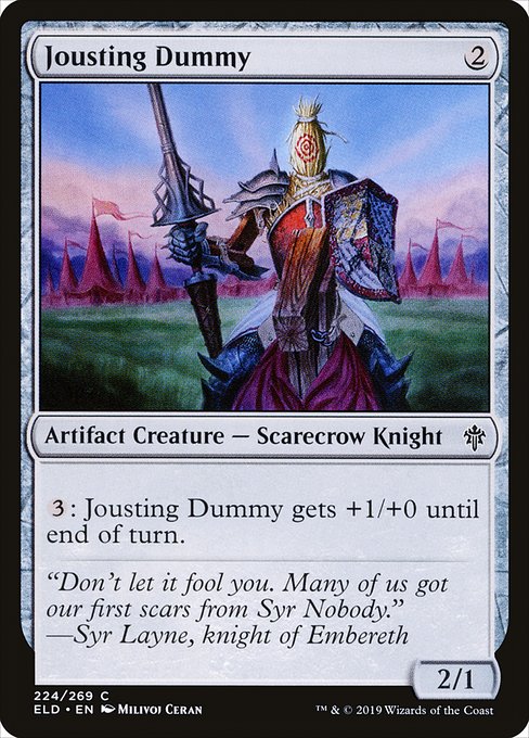 馬上槍の練習台/Jousting Dummy [ELD]