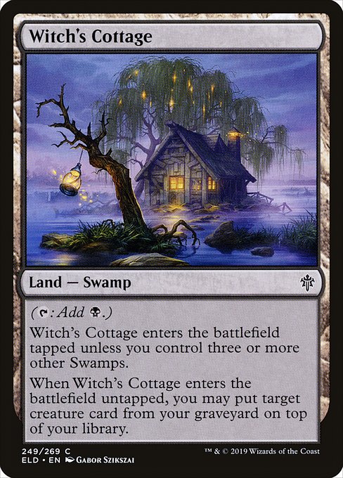 魔女の小屋/Witch's Cottage [ELD] [FOIL]