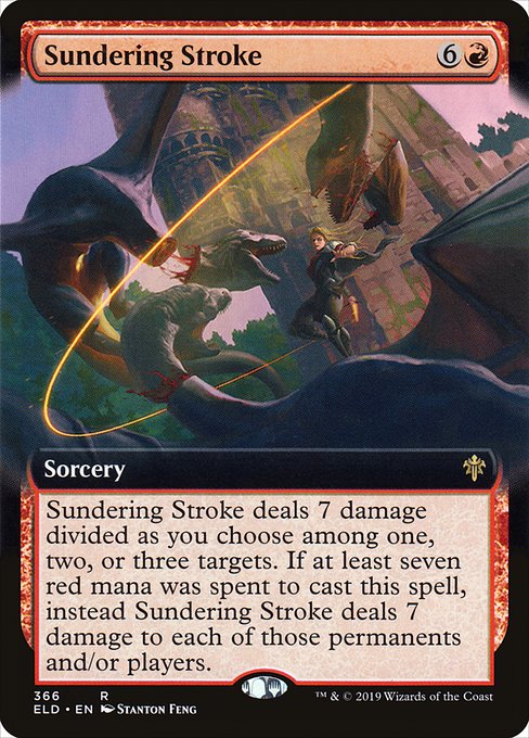 切り離す一撃/Sundering Stroke [ELD-BF] [拡張アート]