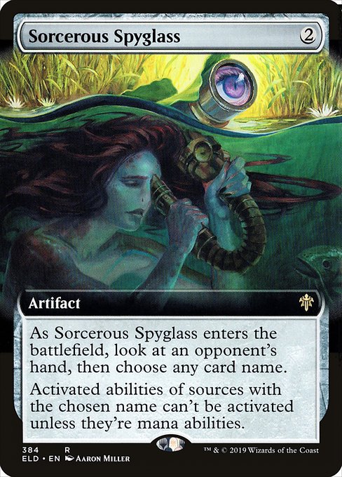 魔術遠眼鏡/Sorcerous Spyglass [ELD-BF] [拡張アート]
