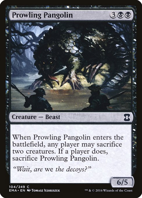 うろつくセンザンコウ/Prowling Pangolin [EMA] [FOIL]