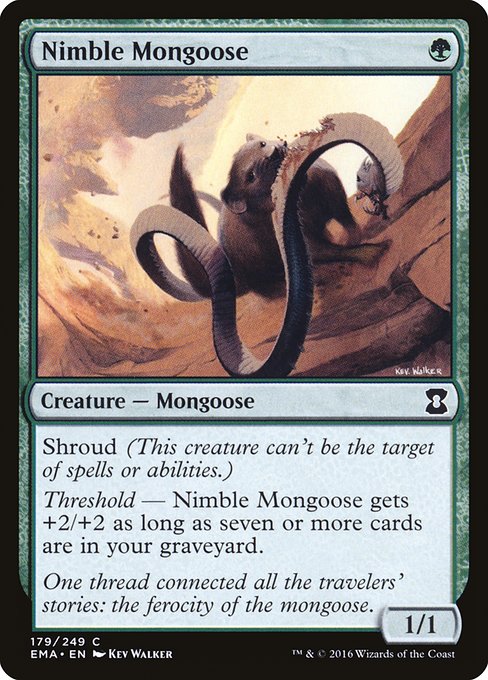 敏捷なマングース/Nimble Mongoose [EMA] [FOIL]