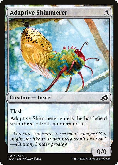 順応する煌くもの/Adaptive Shimmerer [IKO] [FOIL]