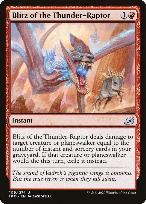 雷猛竜の襲撃/Blitz of the Thunder-Raptor [IKO] [FOIL]