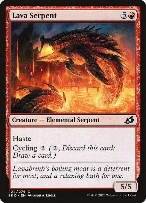 溶岩の海蛇/Lava Serpent [IKO]