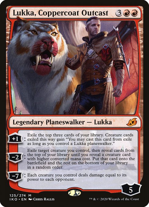 銅纏いののけ者、ルーカ/Lukka, Coppercoat Outcast [IKO] [FOIL] [プレリリース]