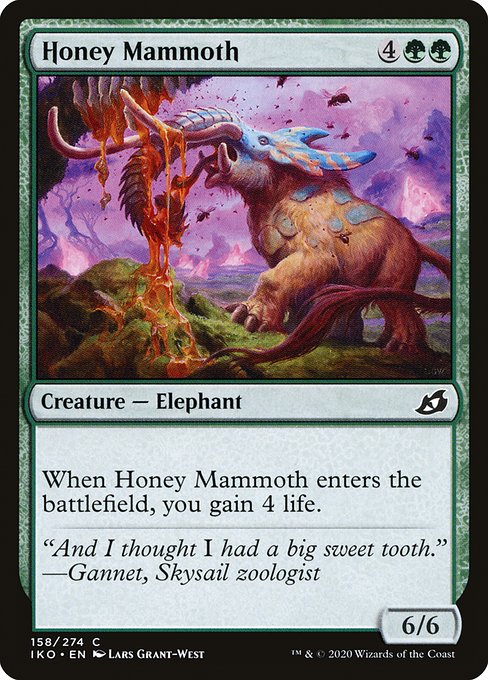 蜂蜜マンモス/Honey Mammoth [IKO] [FOIL]