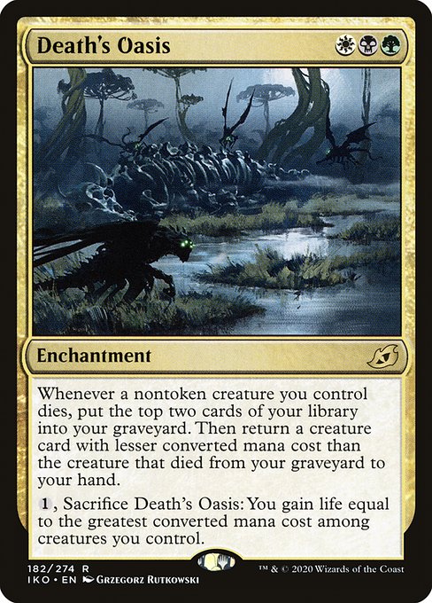 死のオアシス/Death's Oasis [IKO] [FOIL] [プレリリース]