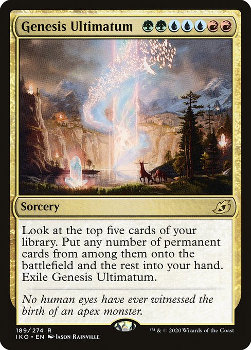 発生の根本原理/Genesis Ultimatum [IKO] [FOIL] [プレリリース]