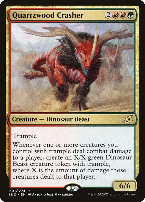 クオーツウッドの壊し屋/Quartzwood Crasher [IKO] [FOIL] [プレリリース]