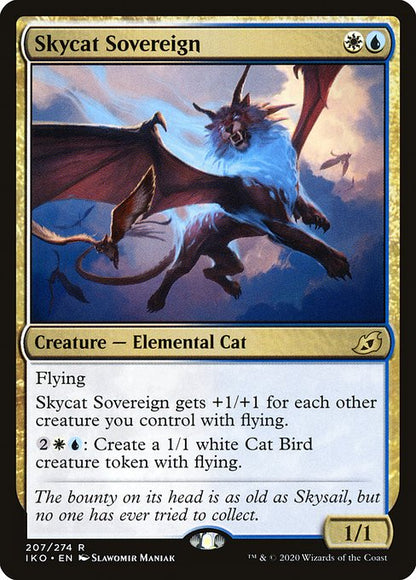 空猫の君主/Skycat Sovereign [IKO] [FOIL] [プレリリース]