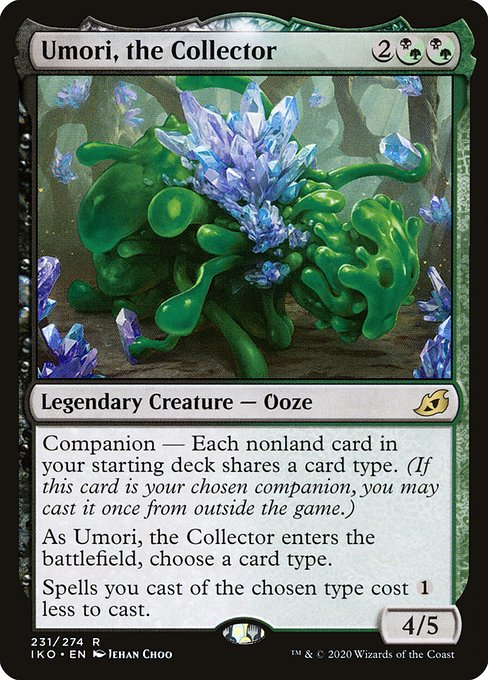 集めるもの、ウモーリ/Umori, the Collector（混成） [IKO] [FOIL] [プレリリース]