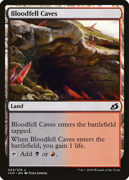 血溜まりの洞窟/Bloodfell Caves [IKO] [FOIL]