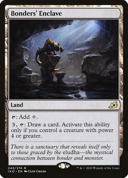 眷者の居留地/Bonders' Enclave [IKO] [FOIL] [プレリリース]