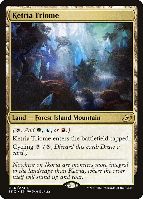 ケトリアのトライオーム/Ketria Triome [IKO] [FOIL] [プレリリース]