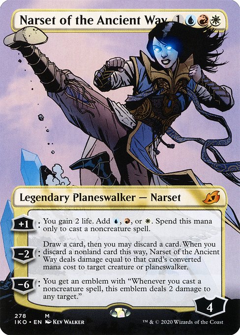 古き道のナーセット/Narset of the Ancient Way [IKO-BF] [ショーケース]