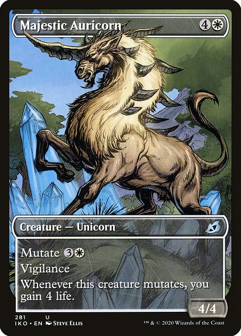 壮麗な金角獣/Majestic Auricorn [IKO-BF] [ショーケース] [FOIL]