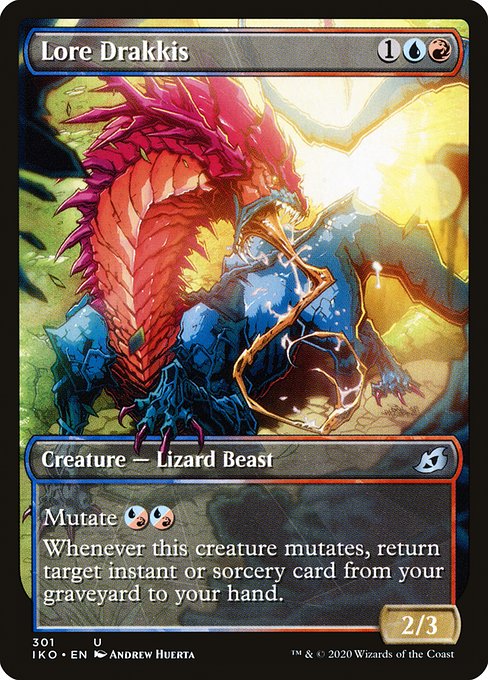 伝承のドラッキス/Lore Drakkis [IKO-BF] [ショーケース] [FOIL]