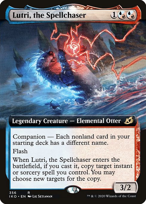 呪文追い、ルーツリー/Lutri, the Spellchaser（混成） [IKO-BF] [拡張アート] [FOIL]