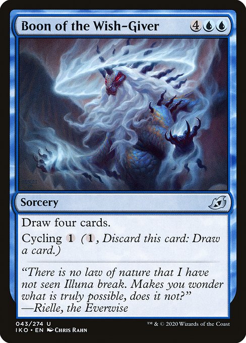 願い与えの加護/Boon of the Wish-Giver [IKO] [FOIL]