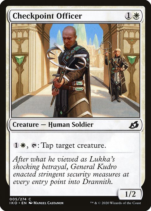 検問官/Checkpoint Officer [IKO] [FOIL]