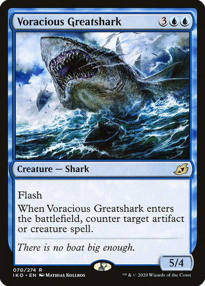 大食の巨大鮫/Voracious Greatshark [IKO] [FOIL]