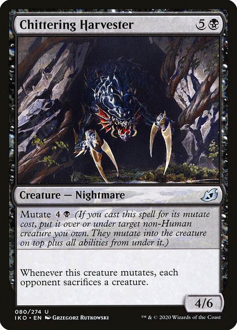 騒がしい収穫者/Chittering Harvester [IKO] [FOIL]