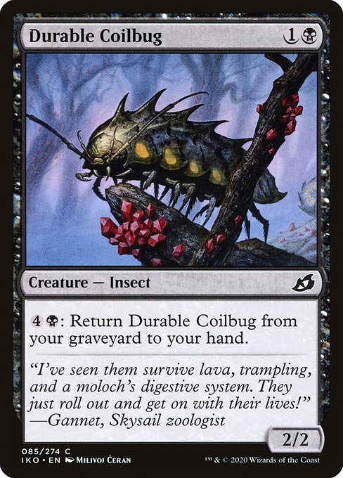 頑丈なダンゴムシ/Durable Coilbug [IKO] [FOIL]