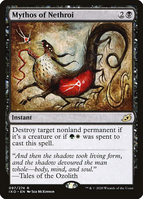 ネスロイの神話/Mythos of Nethroi [IKO] [FOIL] [プレリリース]